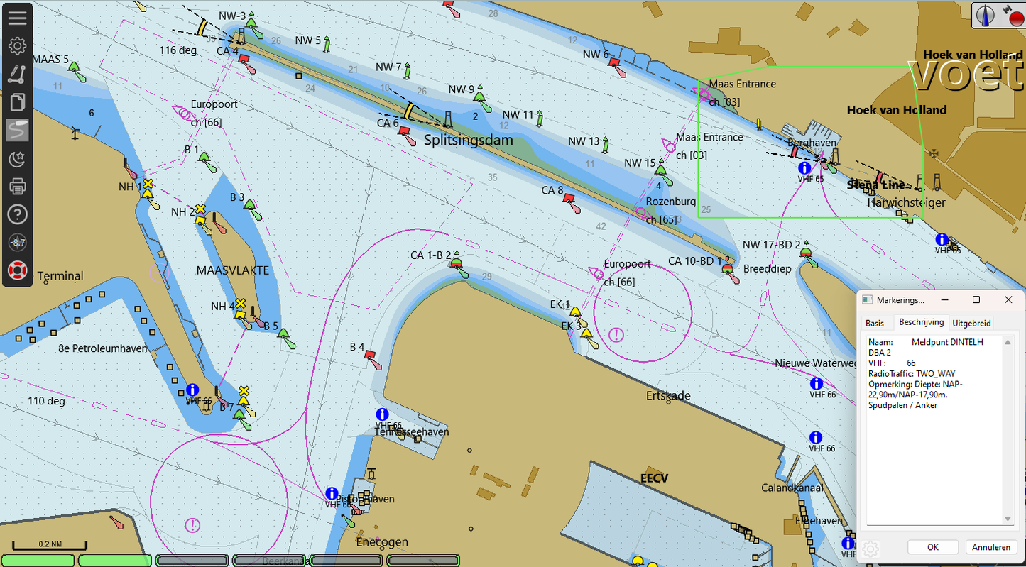 S57 ENC (vector)kaarten geheel Nederland