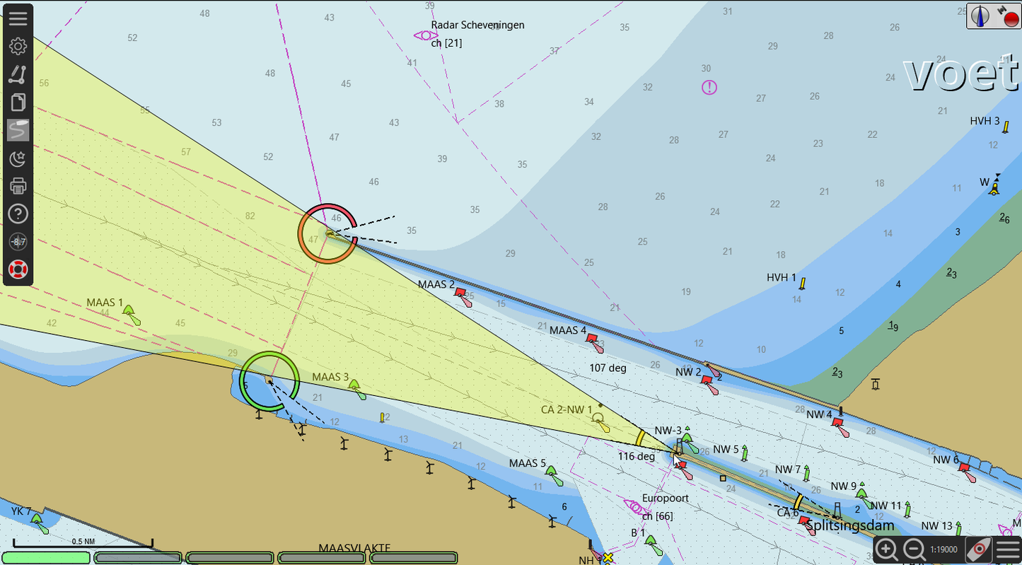 S57 ENC (vector)kaarten geheel Nederland