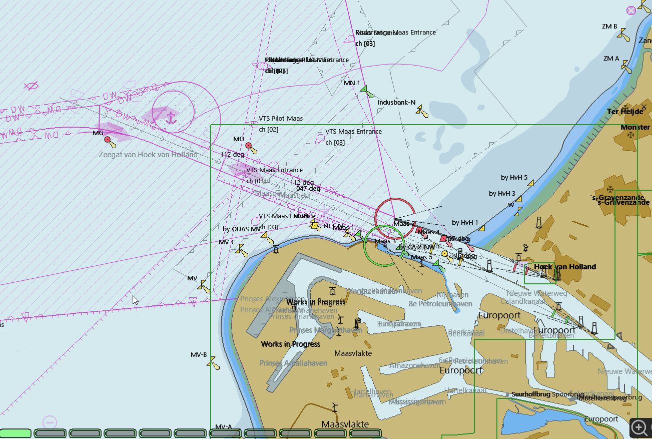 S57 ENC (vector)kaarten geheel Nederland